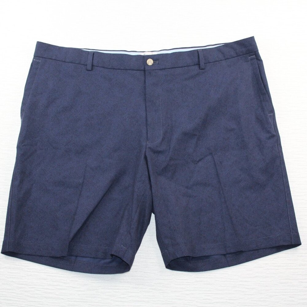Peter Millar Carrboro Retro Mens Sz 42 Performance Golf Navy Blue Shorts